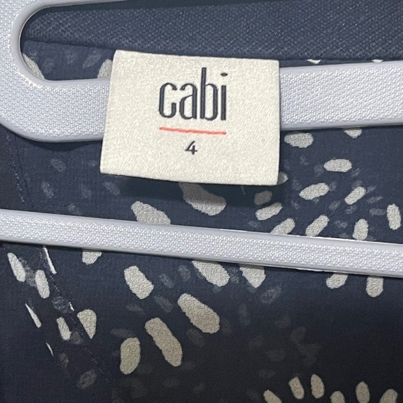 CAbi navy/white blazer with gold buttons Size 4- NWOT - Picture 6 of 7